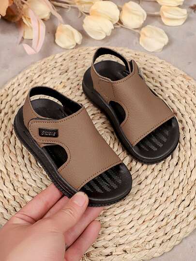 Fashionable Casual Flat Sandals For Toddler, Little Kid, Big Kid, Soft Bottom Baby Shoes