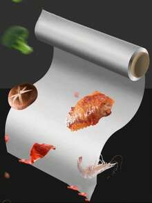 1卷耐热加厚铝箔——烧烤、烘焙、烤箱和厨房使用的理想之选 - 查看 4
