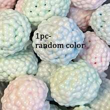 Bolas de amasado coloridas y divertidas hechas a mano, diseño de cuentas que hacen "pop", juguete de relajación ASMR, compañero esencial de oficina, regalo para Pascua y Halloween - 1PC - Ver 5