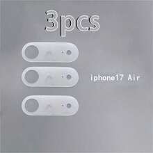 适用于 17 Pro Max/17 Pro/17 Air/17 的 3 片装镜头底座保护膜，柔韧透明软膜，全透明保护，不影响像素，防刮擦，耐用且易于安装 - 彩色 - 查看 8