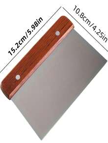 1/3件套不锈钢多功能厨房工具 - 面团切割器、蔬菜切碎器和烘焙配件 - 彩色 - 查看 3