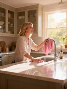 1 Cuộn (20 chiếc) Khăn lau microfiber tiết kiệm chi phí, có thể xé và tái sử dụng, thích hợp cho nhà bếp/xe hơi/nhà cửa/Ngày của Cha/Ngày của Mẹ/Lễ tốt nghiệp. - 20 tờ/cuộn khăn giấy dùng một lần - Xem 3