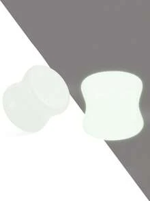 1对时尚复古波西米亚风耳扩，夜光宝石耳塞，男女通用穿刺饰品，适合日常、派对、节日佩戴 - Ear gauge - 查看 8