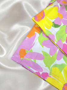 Women's Yellow Floral Print Pants, Suitable For Spring And Summer - Multicolor - View 4