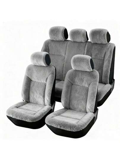 5-Seat Universal Polar Fleece Car Seat Covers