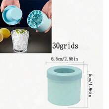 15pcs Silicone Ice Cube Trays With Lids, Stackable, Dishwasher , Portable Space-Saving Design, Suitable For Cocktails, Beverages, Outdoor Dining, Drink Cooling, Compact Storage, Premium Mold, Freezer Storage, Essential For Home Bartenders - 彩色 - 查看 10