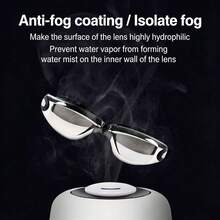 6PCSHigh-Definition Racing Swimming Goggles, Anti-Fog And Waterproof, Men's And Women's Non-Prescription Silicone Waterproof Swimming Goggles Set - A - View 2