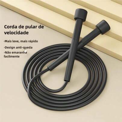 Kit 3 Corda de Pular Profissional Ajustável 2,80m em PVC – Ideal para Crossfit/ Fitness/ Emagrecimento/ Treino Funcional
