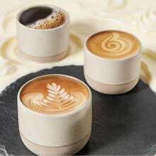 230ml Large Capacity Coffee Mug, Latte Art Cup, Multi-Color Splicing Creative Elegant Mug For Personal Use Or Gift - Multicolor - View 2