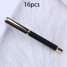 16pcs Customized Business Pens, Can Be Engraved With Names, Inspirational Quotes, Black Neutral Pens For Employees, Appreciation Gifts - Sets - View 13