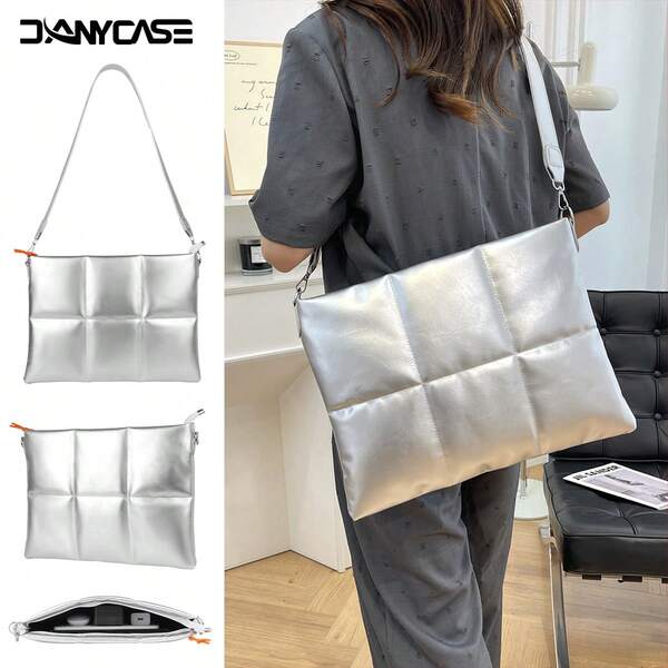 13.3-14 英寸防水笔记本电脑斜挎包/公文包，带肩带，兼容 HP Air Pro 13.3 14 等品牌