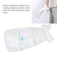 Bs de Orina 4 Bs de Orina Portáti Bs de Orina x para ajes Atascos de Tráfico Bs de Orina de Emerncia para Inodoro Bs de Vómito para - como en la foto - Ver 4