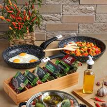 Induction Frying Pan Set, 3-Piece (20/24/28 Cm), Non-Stick Frying Pans With Silicone Handles, For Induction Cookers And All Types Of Cookers - View 6