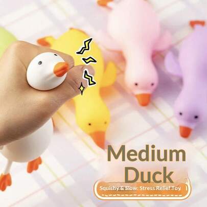 1 món đồ chơi hình ngỗng bóp giảm căng thẳng, đàn hồi chậm, mới, năm 2026, phù hợp cho bé trai, bé gái, tương tác, tình bạn, gia đình, bán chạy, mô hình nổ, quà tặng cho bạn trai, bạn gái, sinh nhật, tiệc tùng, thanh thiếu niên, món quà hoàn hảo.