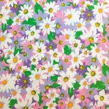 1pc Daisy Print Cotton Patchwork Fabrics, DIy Cotton Cartoon Printed CraftFabrics, Patchwork For Sewing DIY Crafts - Multicolor - View 8