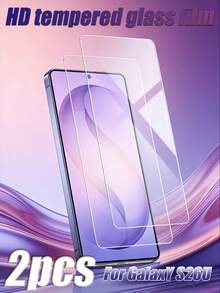 2片装超清屏幕保护膜，兼容三星S24FE/S23FE/S21FE/S20FE/S26 Ultra/S26 Plus/S26/S25 Edge/S25 Ultra/S25 Plus/S25/S24 Ultra/S24 Plus/S24/S23 Plus/S23/S22 Plus/S22/S21 Plus/S21/A90/A80/A72/A71/A56/A55/A54/A53/A36/A35/A34/A26/A25/A24/A17/A16/A15/A07/A06系列 - 無色 - 查看 26