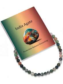 1pc Healing Crystal Bracelet For Women Men Natural Stone Beaded Stretch Bracelet Handmade Gemstone Reiki Spiritual Jewelry Gifts,Birthday Gifts, Fashion Jewelry Gifts, Friendship Gifts - 4mm - View 19