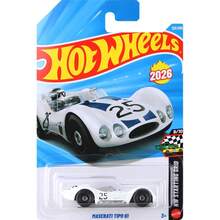Mattel 1辆风火轮1:64比例合金车模玩具系列 - 2026E合金收藏系列 - 帕加尼Huayra/道奇/马自达RX-7/玛莎拉蒂 - 男孩玩具车模 - 圣诞节生日礼物 - 适合3岁及以上儿童 - 彩色 - 查看 11