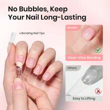 Beetles Solid Nail Glue Gel, Tipex Soft Nail Tips Super Strong Glue For Acrylic Nails, Fake Nails & Press On Nails, Spring Nail Art, UV Light Required - 2 lọ keo dán móng Tipex dạng gel, mỗi lọ 20g. - Xem 6