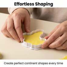 Seven Continents Polymer Clay Cutters Diy Handmade Earrings Mold Craft Designer Jewelry Making Supplies Tools - Pastel - View 4