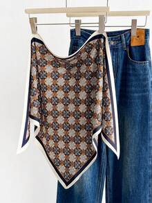 1件多功能法式复古腰果花围巾/披肩，适合日常、办公和度假场合 - 腰果花 - 查看 13