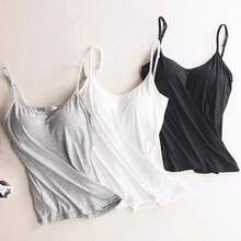 Comfortable Wire-Free Sports Bra With Padded Straps For Home & Workouts Black, White, Gray 3-Piece Set - Đen + Trắng + Xám - Xem 1