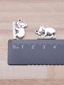10pcs 20x14mm Koala Charms Pendant For DIY Jewelry Making Necklace Keychain Phone Chain Bracelet Making Accessories Handmade Craft Making Findings - Koala Bear - View 4