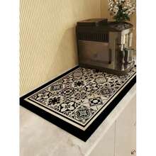 1个咖啡垫，适用于厨房台面、咖啡吧、餐具沥水垫，兼容咖啡机、咖啡壶、意式咖啡机 - 黑色 - 查看 16