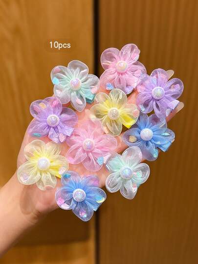 10个彩色休闲风发夹，价格实惠的日常发饰