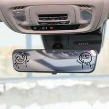 2 autocollants de décoration intérieure de voiture de vilains, autocollants de vilain et de vilain haussant les épaules, mignons et amusants deux vilains - Autocollants décoratifs - Voir 6