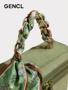 Bolso de Mujer Versátil de Moda de Verano, Bolso de Hombro y Bandolera Multiusos para Viajes Diarios - Turquesa - Ver 5