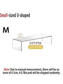 1/6件套桌面展示架,艺术品展示架,珠宝展示架,产品展示台,蛋糕展示底座,多层展示架,可调节,家具收纳展示架,化妆品展示整理架,鞋架,适用于桌面收纳展示化妆品、艺术品、蛋糕甜点、生日礼物、感恩节礼物、复活节礼物 - 均碼 - 查看 22