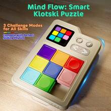 Klotski Electronic Puzzle Toy With Sensor Game Board And Electronic Sound Effects. Difficulty Increases Gradually, Batteries Not Included Upon Delivery - Electronic Huarong Road Game Machine - View 3