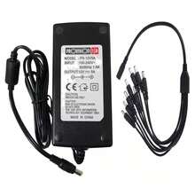 Fuente De Poder P/ Cámara 12v 5a Y Pulpo De 8 Camaras - Tipo de Enchufe A USA (110-127V) - Ver 5