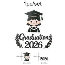2026毕业派对装饰，毛毡布墙贴，入口主题套装 - 畢業 - 查看 3
