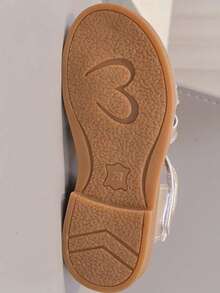 1 Pair Girls' Gold Fashion Versatile Comfortable Stylish Roman Sandals - Gold - View 9