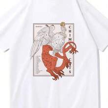 Delicious In Dungeon Falin Chimera Cuts Tshirt Fashion Womens Harajuku Marcille Chilchuck T-Shirt Unisex Vintage T Women - White - View 1
