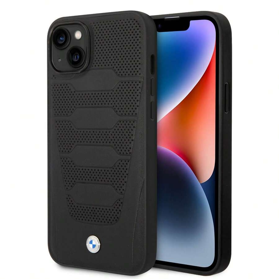 BMW Leather Engraved Case - Black - View 1