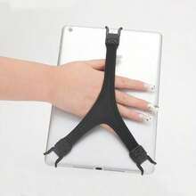 平板电脑单手握持支架、手机防摔带、防滑可调节平板电脑保护套、三角形平板电脑肩带、平板电脑单手三角形肩带 - 彩色 - 查看 3