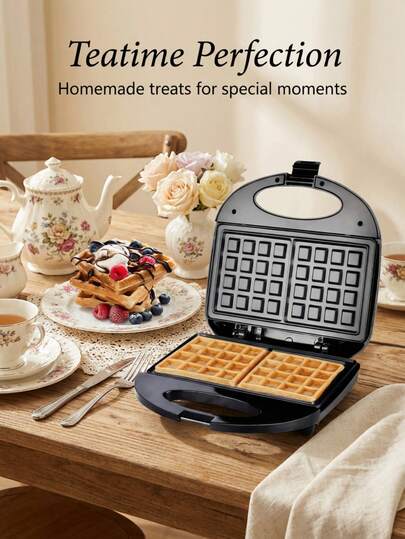  SOKANY-113 华夫饼机早餐机家用小型轻便吐司面包压烤机带双面加热