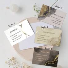 Customized Business Cards, Personalized Printed Cards For Business And Office Professionals, Graduation Cards, Custom Office Accessories And Gift For Women - Business Card - View 2