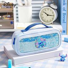 Disney Handheld Pencil Case, Large Capacity Pencil Bag, High-Quality Zipper Stationery Box, Middle School Handheld Pencil Box, Multi-Functional Stationery Bag, Gift, Student Supplies, Practical Storage - Single Piece - View 7