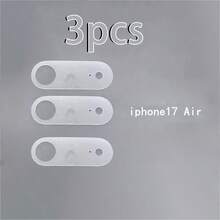 适用于 17 Pro Max/17 Pro/17 Air/17 的 3 片装镜头底座保护膜，柔韧透明软膜，全透明保护，不影响像素，防刮擦，耐用且易于安装 - 彩色 - 查看 10