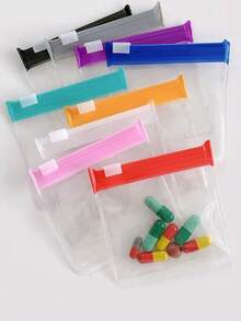 Creative Mini Cat Paw Pill Box - Portable Daily Medication Storage Box, 3-Compartment Design, Suitable For Travel, Home Organization And Storage, Ideal For Daily Medication Management. This Portable Pill Box Can Be Placed Independently, Made Of Plastic Material, No Electricity Required, And Also A Cute Multi-Functional Jewelry Storage Box. - Multicolor - View 14