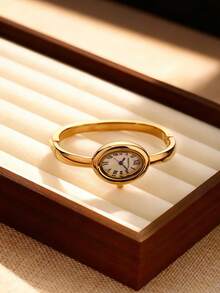 1 件女士简约休闲石英腕表，适合日常佩戴 - 均碼 - 查看 6