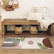 1/2/3pcs Boho Bathroom Runner Rug Non Slip, Large Long Bathroom Rugs Cute Bath Mat For Bedroom Hallway Kitchen, Soft Plush Washable Shower Rug, Anti-Slip, Soft And Comfortable, Easy To Clean, Suitable For Bedroom, Living Room, Dining Room, Bathroom - Multicolor - View 4