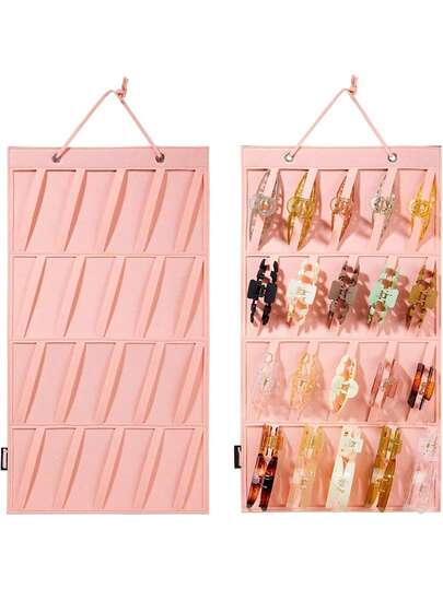 1 pieza Organizador de pared para sujetar y almacenar ganchos y diademas sin necesidad de hacer agujeros