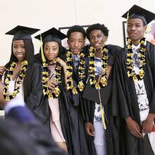 6/12包黑色金色花环项链电影之夜夏威夷草裙舞花环毕业典礼海滩热带嘉年华情人节派对婚礼用品 - 黑金派對花環 - 查看 4