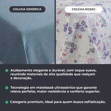 Queen Size Double-Sided Bedspread Set (3 Pieces) 2.40m X 2.60m With Pillowcases Rozac Liz - Liz 2 - View 3