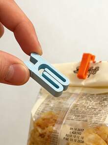 5/10/20pcs Lightweight Plastic Food Clips, Suitable For Kitchen - Multicolor - View 3